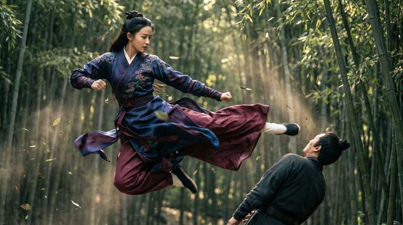 泡泡浴武侠短片视频